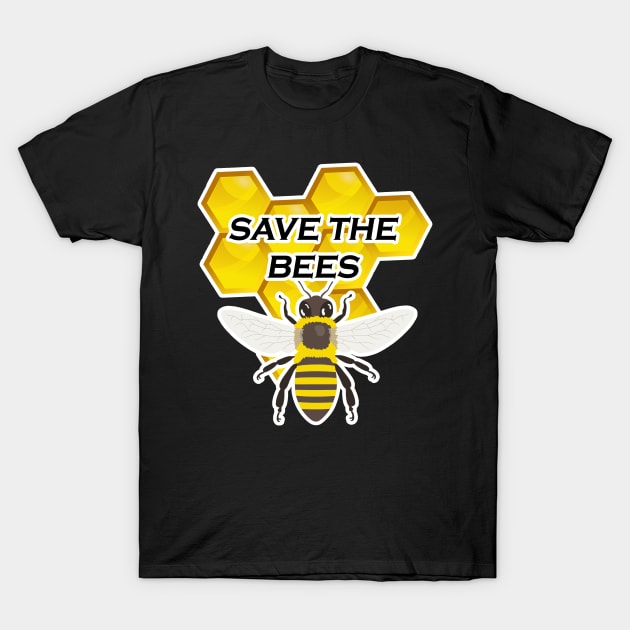 Save the bees T-Shirt by Razan4U